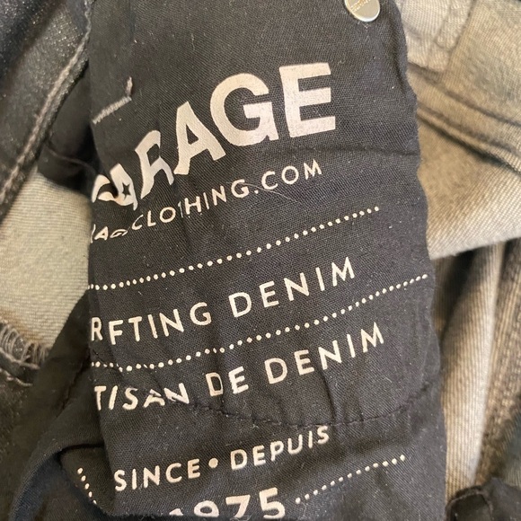 Garage Size 5 Super High Jegging Faded Black Skinny - Picture 3 of 13